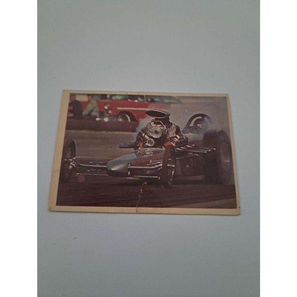 Vintage 1965 Hot Rod Magazine 50 Spec Sheet Trading Card Off the Line Tony Nancy